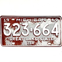 1969 United States Michigan Great Lakes Trailer License Plate 323-664 - £14.70 GBP
