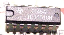 1 TI&#39;s TL1451CN DUAL PULSE-WIDTH-MODULATION CONTROL CIRCUITS Dip-16 - $2.72
