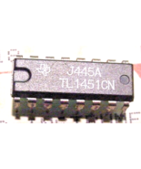 1 TI&#39;s TL1451CN DUAL PULSE-WIDTH-MODULATION CONTROL CIRCUITS Dip-16 - $2.72