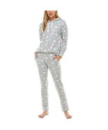 Roudelain Womens Drop Shoulder Hoodie and Slim Leg Pant Lounge Set Large... - $19.02 CAD
