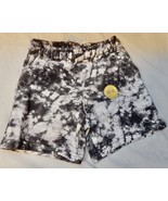 Cat &amp; Jack Girls XS Pull-On Shorts Drawstring Pockets Tie Dye Dark Grey ... - £5.83 GBP