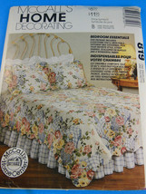 Mccalls 819 Shams bed spreads cover dust ruffles pattern Uncut with booklet - $3.95