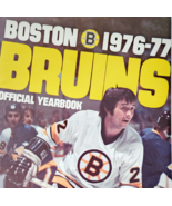 1976-77 Boston Bruins Official Yearbook Brad Park Cover Vintage NHL Hock... - $572.04 MXN