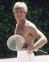 Robert Redford 11x14 Photo beefcake pose bare chest playing tennis - $14.99
