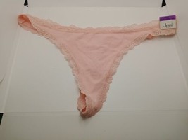 Women&#39;s Jenni Intimate Thong Underwear Pink Size 2XL - $9.99