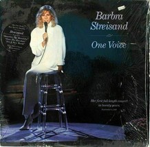 Barbra Streisand One Voice OC 40788 Columbia 1987 US Live Concert LP Lyr... - $9.95