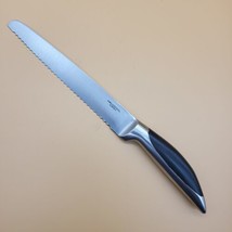 Arcosteel Bread Knife 8 in Blade Serrated Black Handle - £8.62 GBP