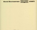 Hotel Restaurant Conti Menu Paris France Michelin Guide  - £53.97 GBP