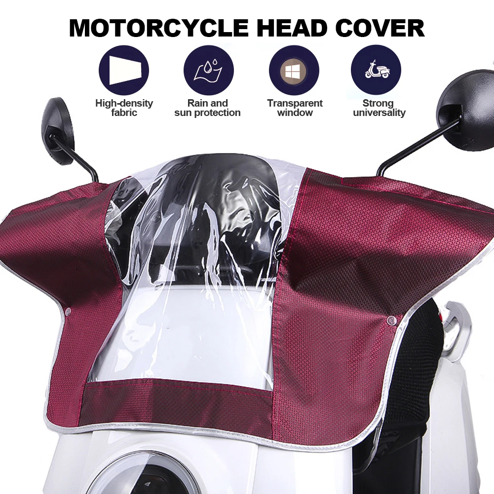 Motorcycle Oxford Cloth Head Cover Waterproof Rain Cover Motorcycle Panel Cover - £10.90 GBP+