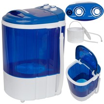 Compact Portable Washing Machine 9Lbs Semi-Automatic Washer W/ Inlet Hos... - £64.49 GBP