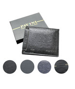 Pavini Men&#39;s Faux Leather Credit Card ID Passcase Billfold Textured Wallets - $10.49