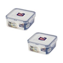 2 X Lock &amp; Lock Square Food Container 600ml(20.3oz) - $27.31