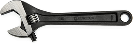 6" Adjustable Black Oxide Wrench - Carded - AT26VS - $32.97