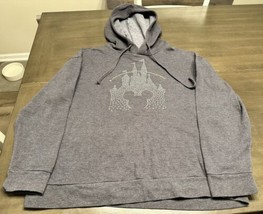 Disney World Parks Cinderella Castle Bling Hoodie Sweatshirt-Large - £23.46 GBP