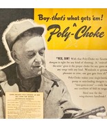 Poly Choke Shotgun Game Gun Accessory 1947 Advertisement Hunting Outdoor... - €17,15 EUR