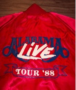 Vintage 1988 ALABAMA LIVE Concert Tour &#39;88 Button Down JACKET MEDIUM MEN... - $169.25 CAD