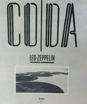 Led Zeppelin Coda AD 1982 Vintage Artwork Classic Hard Rock Music Ready To Frame - $20.25