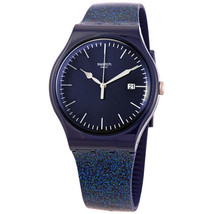 Swatch Men&#39;s Glitter Space Blue Dial Watch - SUON401 - £59.58 GBP