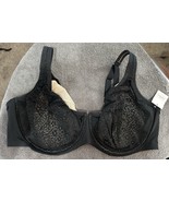 Auden Black Pearl Tan Lace Wired Women’s Bra Size 48DDD - $24.74