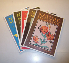 Nature Magazine Vintage 5pc. Lot, August-December 1930 - $3.93 CAD