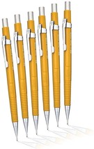 Pentel Sharp Automatic Drafting Pencils, 0 Point 9 Mm, Yellow, Pack Of 6. - £28.60 GBP