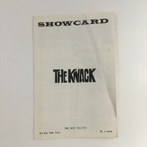 1965 Showcard The New Theatre Presents Skip Hannant in The Knack by Ann ... - £11.14 GBP