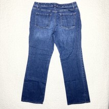 Coldwater Creek Straight Jeans Womens 12 Curvy Stretch Denim Pants 34x30 - £8.09 GBP