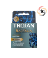 1x Pack Trojan Bareskin Condoms 50% Thinner ( 3 Condoms Per Pack ) Fast ... - $14.14 CAD