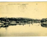 Merrimack River Postcard Haverhill Massachusetts - £9.34 GBP