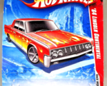 2010 Hot Wheels #211 Race World-Volcano 3/4 &#39;64 LINCOLN CONTINENTAL Red ... - $12.00