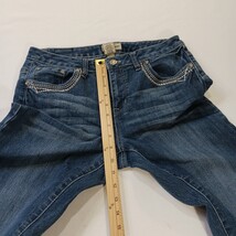 Earl Jean RN#89302 Women’s Blue Mid-Rise Cotton Blend Cropped Jeans Size 10 image 7