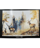 Painting by Numbers for Adults Deer/Sunset 16&quot; x 20&quot; Lot of 2 - $323.93 MXN