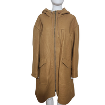 New Madewell 2X Classic Camel Lynnford Coat Insuluxe Fabric Wool Cashmer... - $125.73