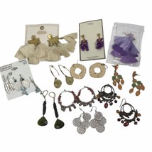 Earring lot Boho Dangler Statement vintage to mod tassel - £14.89 GBP