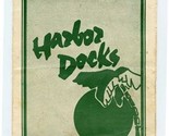 Harbor Docks Menu Harbor Boulevard Destin Florida 1983 - $13.86