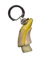 Retro Vintage BANANA PEEL KEYCHAIN Monkey Ape Fruit Gumball Charm Funky ... - $4.87