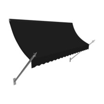 Awntech NO21-US-5K 5.38 ft. New Orleans Awning, Black - 31 x 16 in. - £482.59 GBP