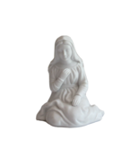 Vtg 1981 Avon Holy MARY Christmas White Bisque Nativity Replacement 4&quot; F... - $266.20 MXN