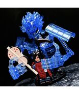 Naruto Madara Uchiha Minifigure with Blue Susanoo Armor Form Display Set - $20.00
