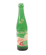 Vintage Mountain Dew Green Bottle 10 oz Shows Wear - €8,67 EUR