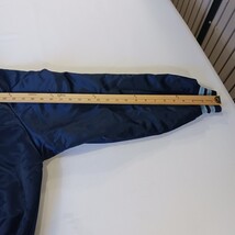 Vintage 1980s Petro-Chem Insulation Men's Blue Satin Varsity Jacket Chest 50" image 7