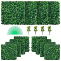 VEVOR 12PCS 20x20inch Artificial Boxwood Panels,Boxwood Hedge Wall Panels,Artif - $103.54