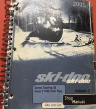 2001 Ski Doo Skandic Touring Se Mach Z Std Tech Plu Service Manuel OEM 484200024 - £23.45 GBP