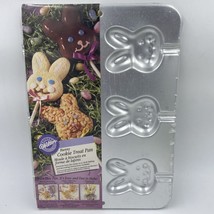 1996 Wilton Easter Bunny Rice Crispy Treat Cookie Stick Pan 2105-8106 Sealed Cw - $18.95