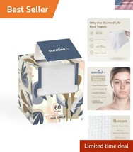 Ultra Soft Biodegradable Face Towels - 10 x 7.87, 180 Count Makeup Remov... - $784.64 MXN