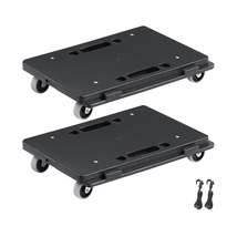 VEVOR Furniture Dolly, 500 lbs, Furniture Mover with Wheels, 2 Pack, Black - €25,82 EUR
