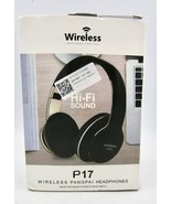 P17 Wireless Pangpai Bluetooth 5.0 Headphones - HiFi Stereo - Black / Go... - £19.69 GBP