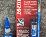 New Loctite 480 Instant Adhesive Black &amp; Loctite 37643  Blue Medium Stre... - £22.37 GBP