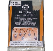 LED Halloween Skull Lights Decor 4.3 ft (Batteries Not Included SHIPS IN... - $14.73