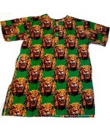 Green Traditional Lion Head Isiagu Men&#39;s Top Wt Chain Buttons.Flannel Co... - €120,75 EUR